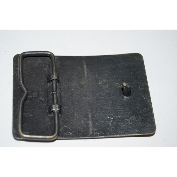 Vintage Old Gold Lights Cigarettes Promo Brass Tone Trucker Belt Buckle Rare - Picture 3 of 5